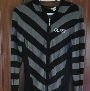 NWOT Guess zip up sweater